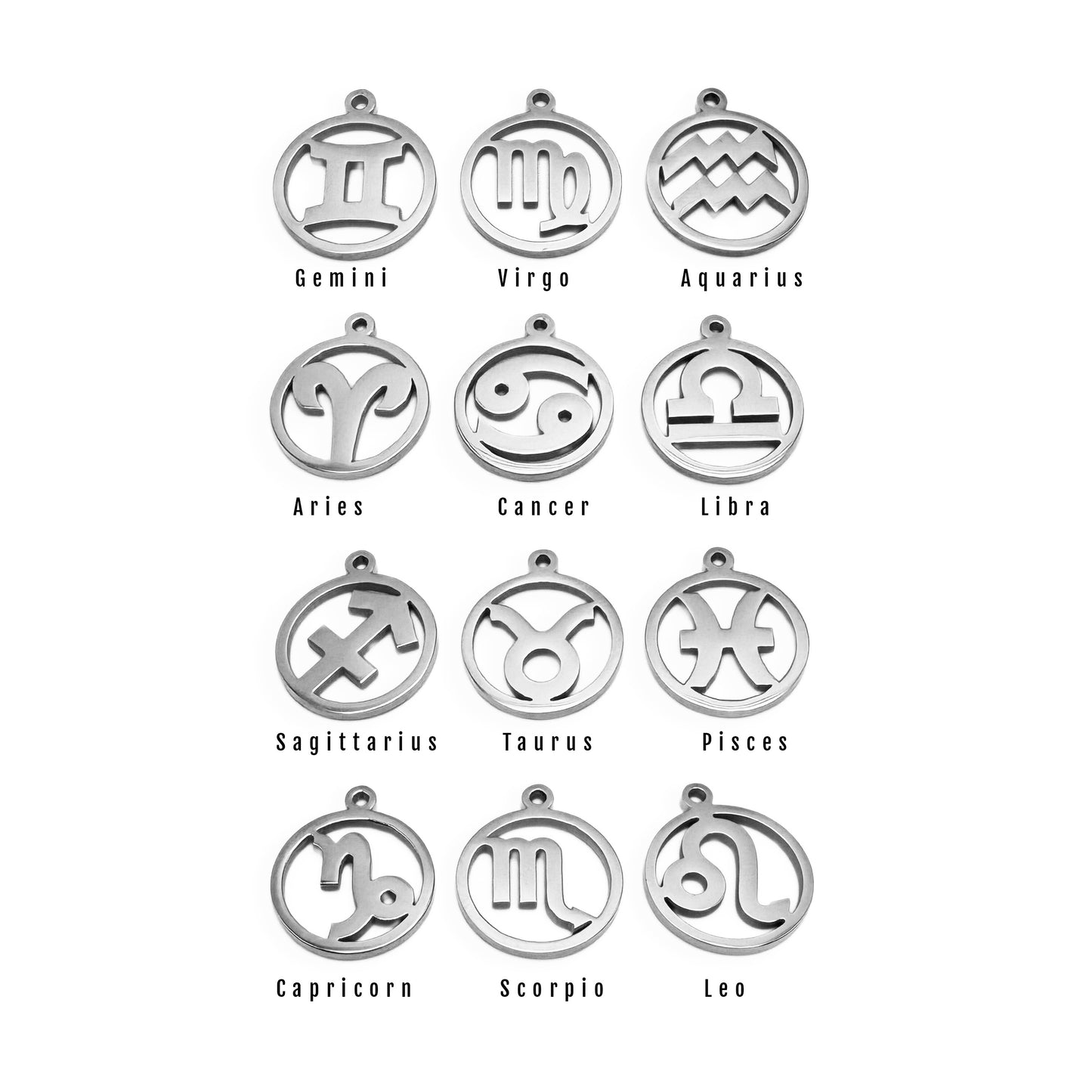 Silver Zodiac Charm