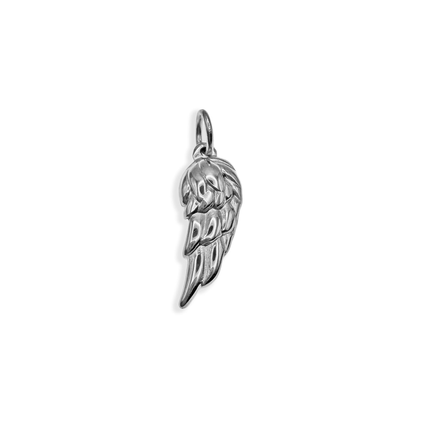 Silver Angel Wing Charm