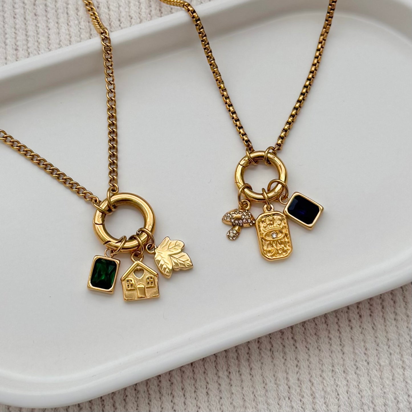Gold Enchanted Eye Charm
