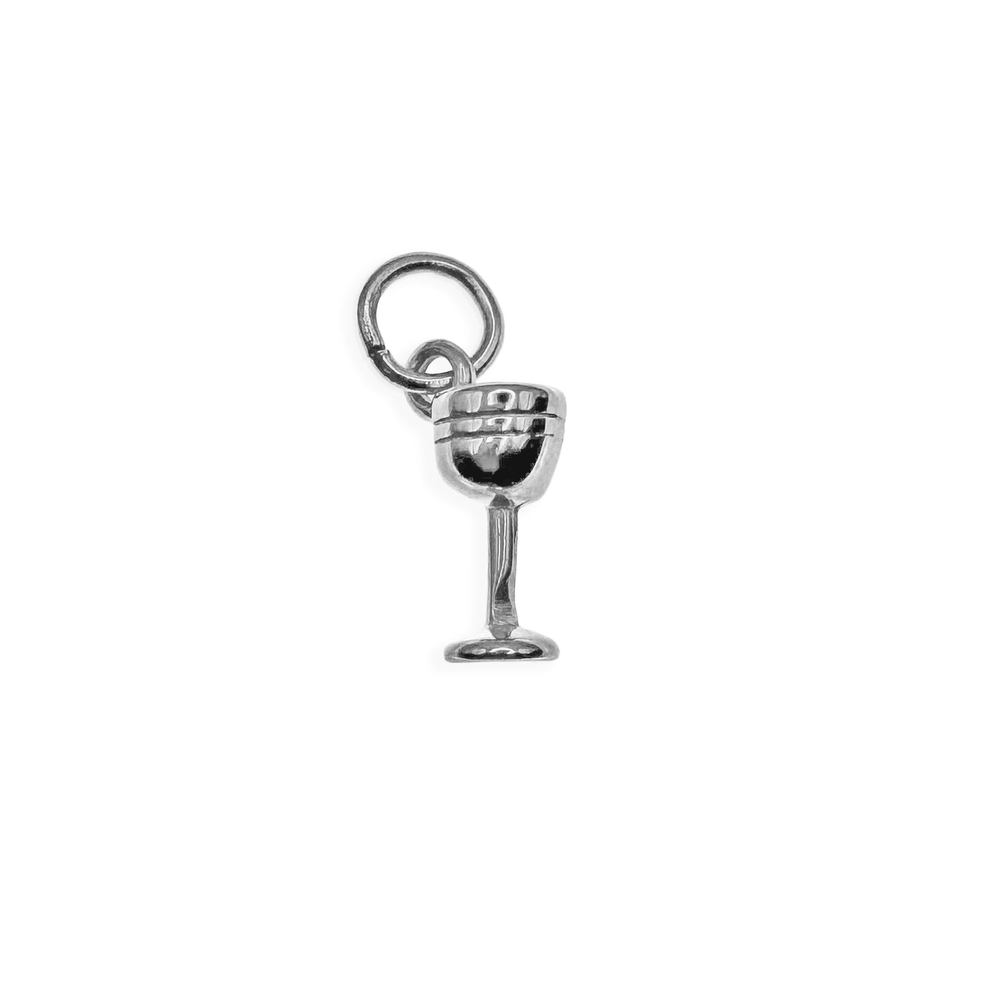 Silver Glass Charm