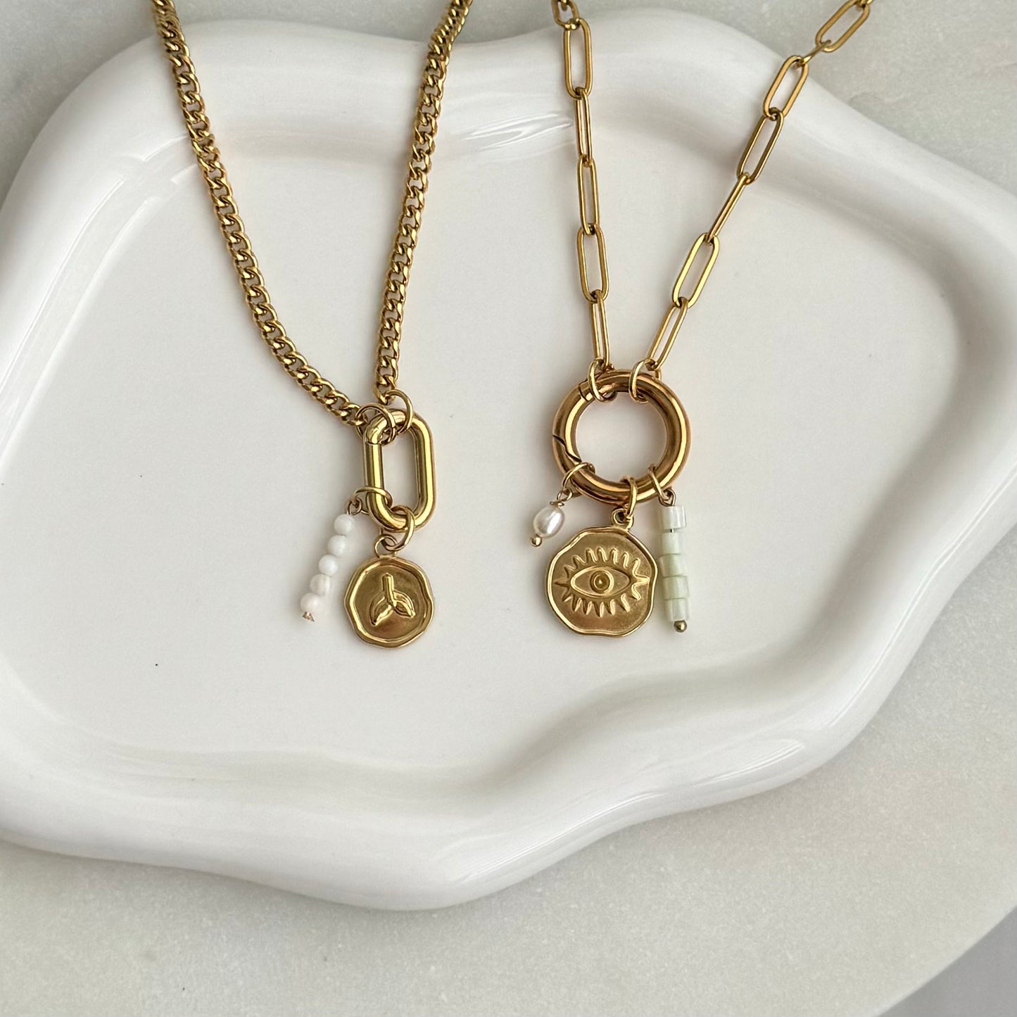 Gold Eye Charm