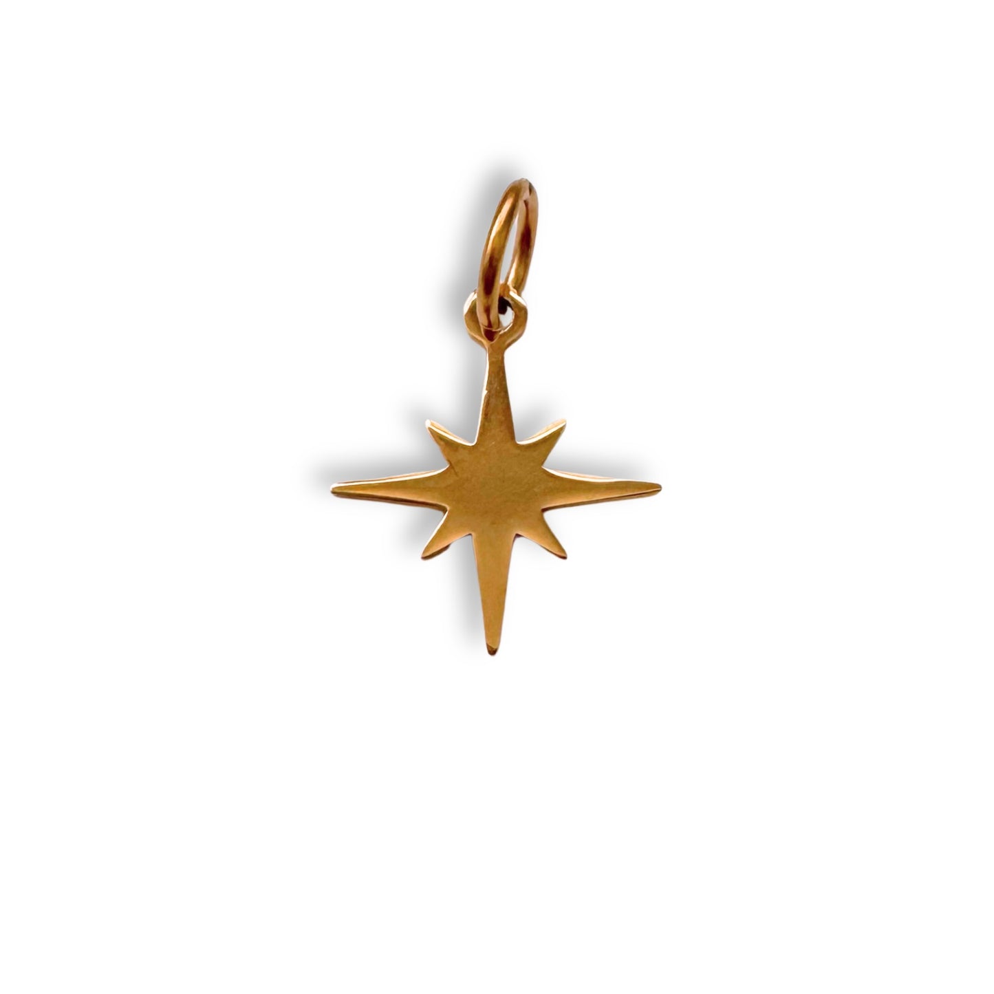 Gold Plain Star Charm
