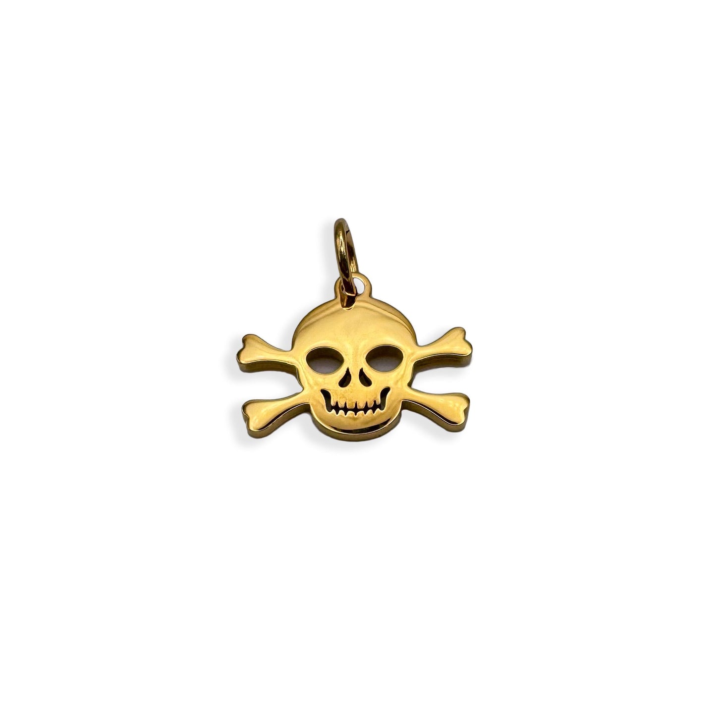 Gold Skull & Crossbone Charm