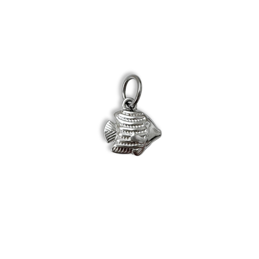 Silver Angel Fish Charm