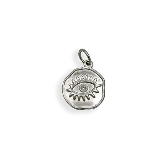 Silver Evil Eye Charm