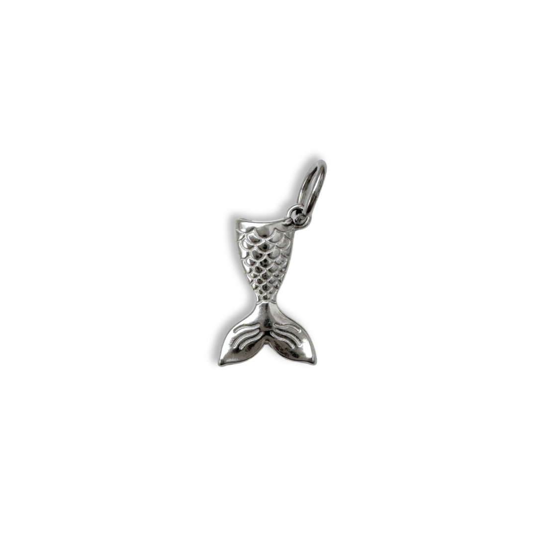 Silver Mermaid Tail Charm