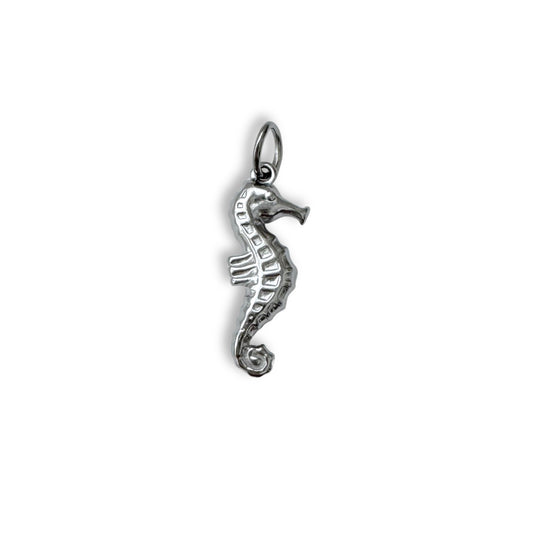Silver Seahorse Charm
