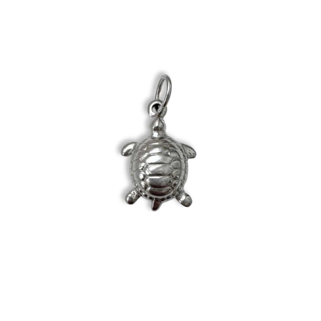 Silver Turtle Charm