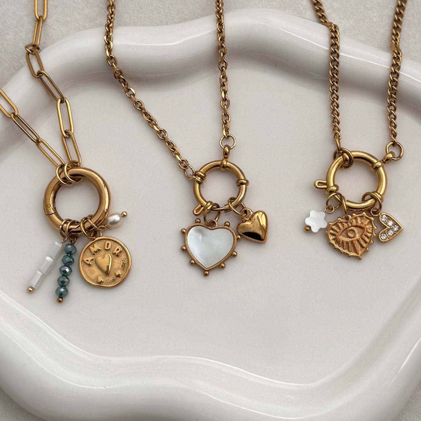 Gold Tiny Heart Charm