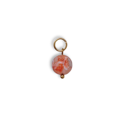 Aperol Spritz Beaded Charm - Gold