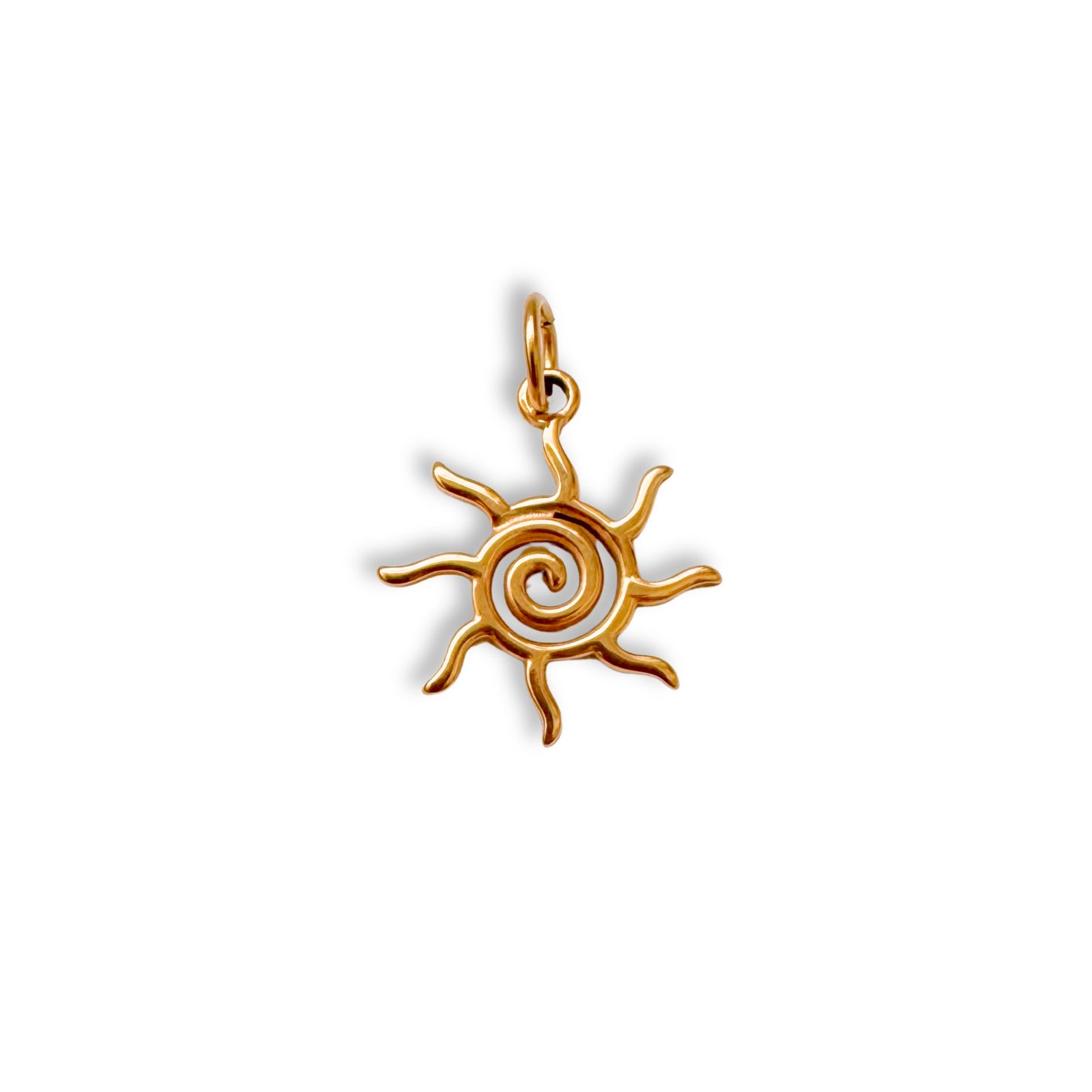 Gold Sun Charm
