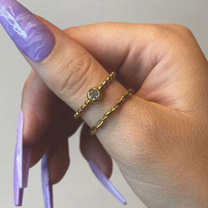 Dainty Twist Ring