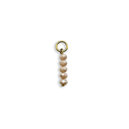 Blush Beaded Charm - Gold