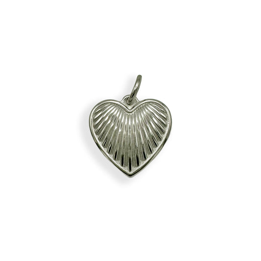 Silver Classic Heart Charm