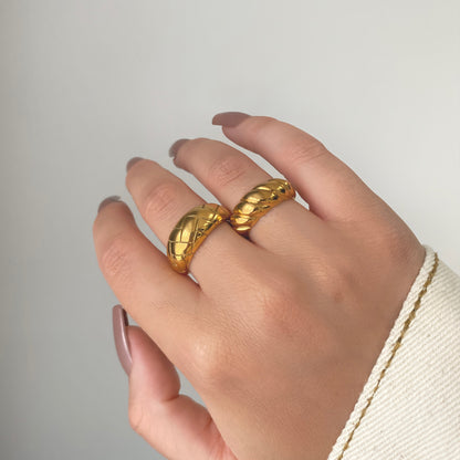 Chunky Geo Ring