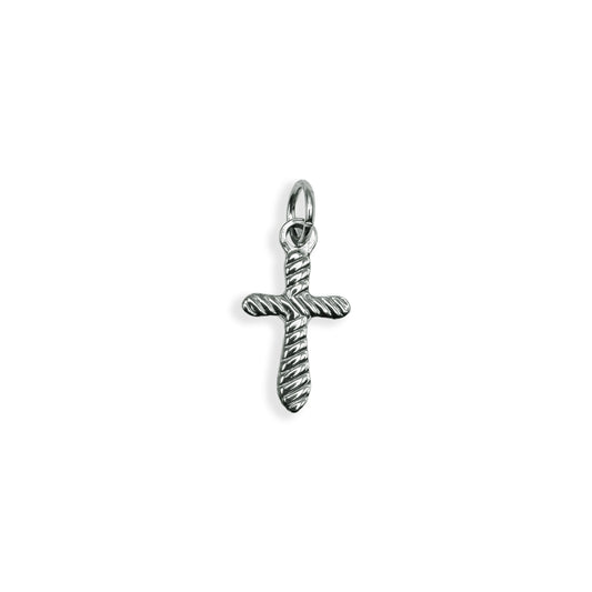 Silver Cross Charm