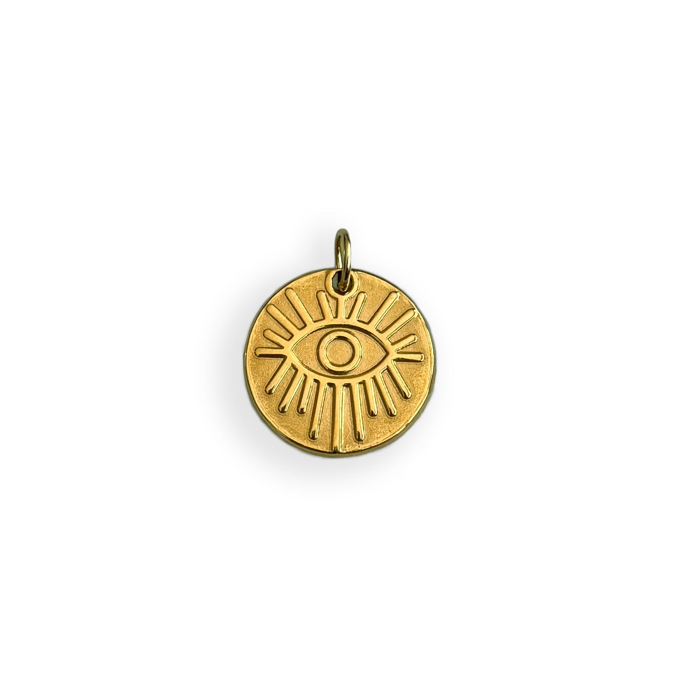 Gold Evil Eye Charm