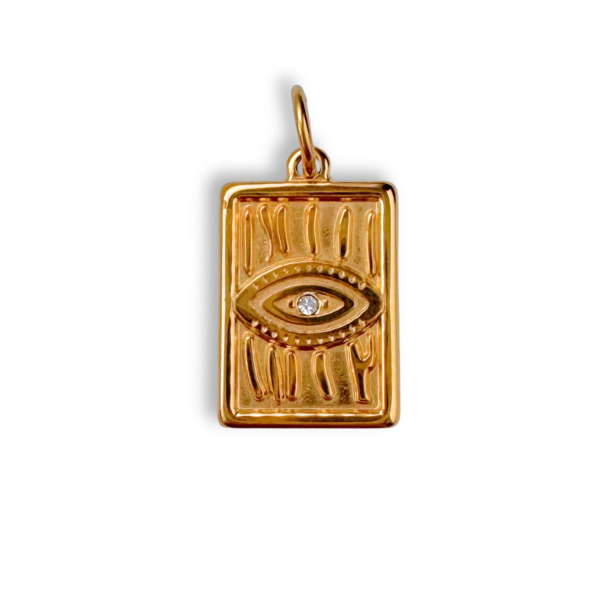 Gold All Seeing Eye Charm