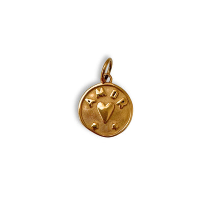 Gold Amor Charm