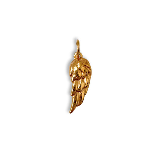 Gold Angel Wing Charm