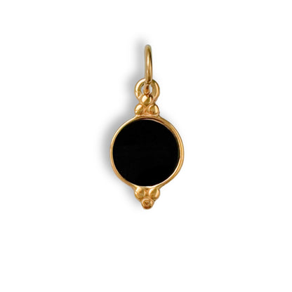 Gold Black Magic Charm