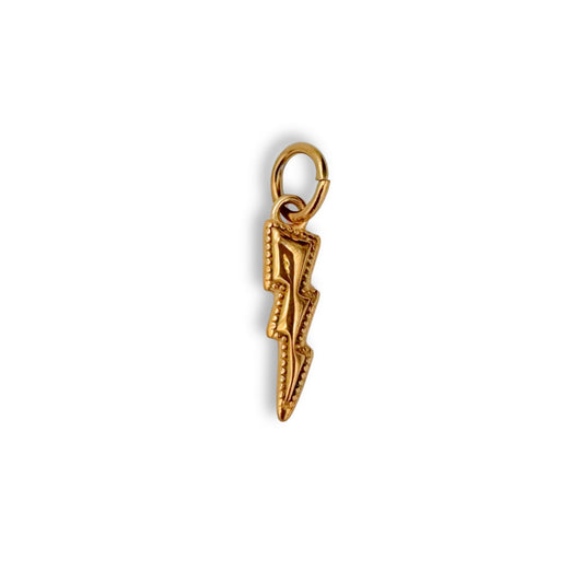 Gold Bolt Charm