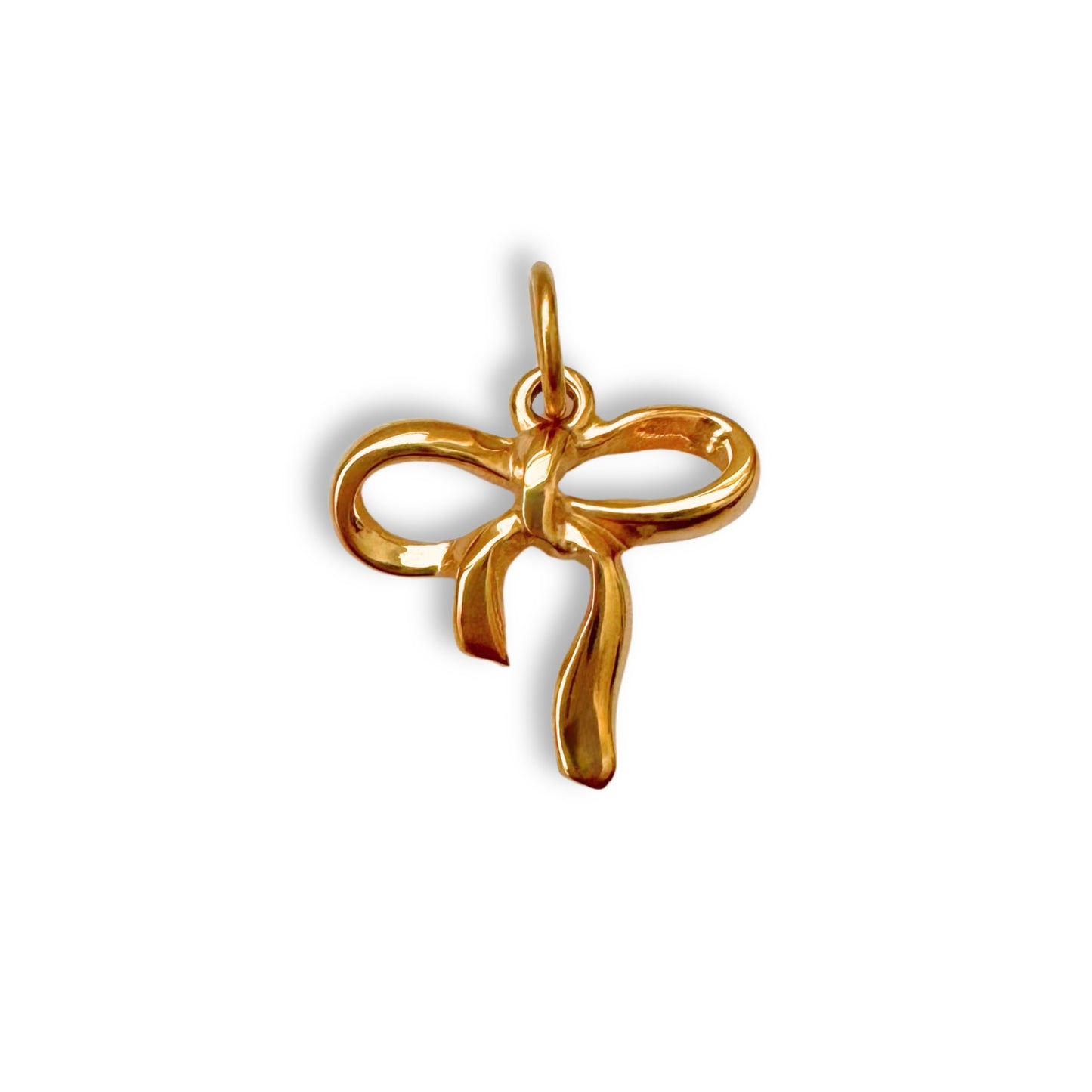 Gold Bow Charm
