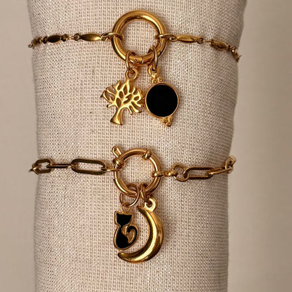 Gold Tree Charm