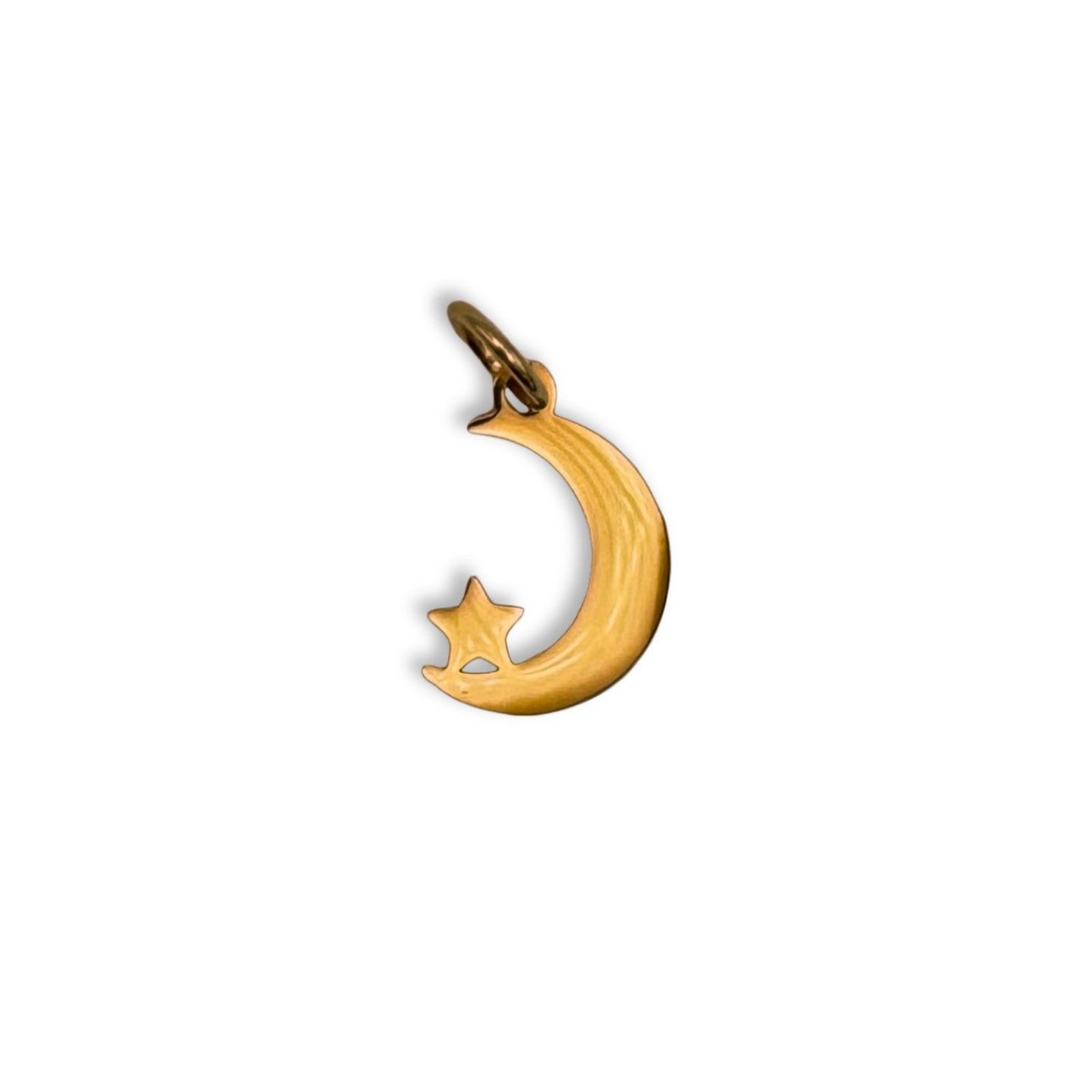 Gold Crescent Moon Charm