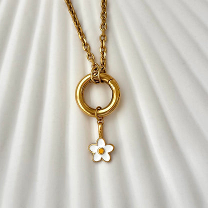 Gold Daisy Charm