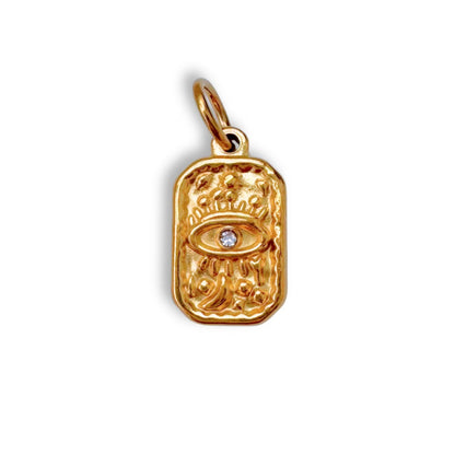 Gold Enchanted Eye Charm