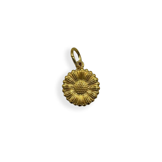 Gold Sunflower Charm