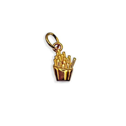Gold Fries Charm