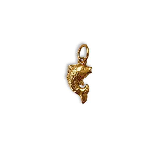 Gold Koi Fish Charm