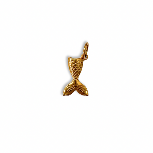 Gold Mermaid Tail Charm