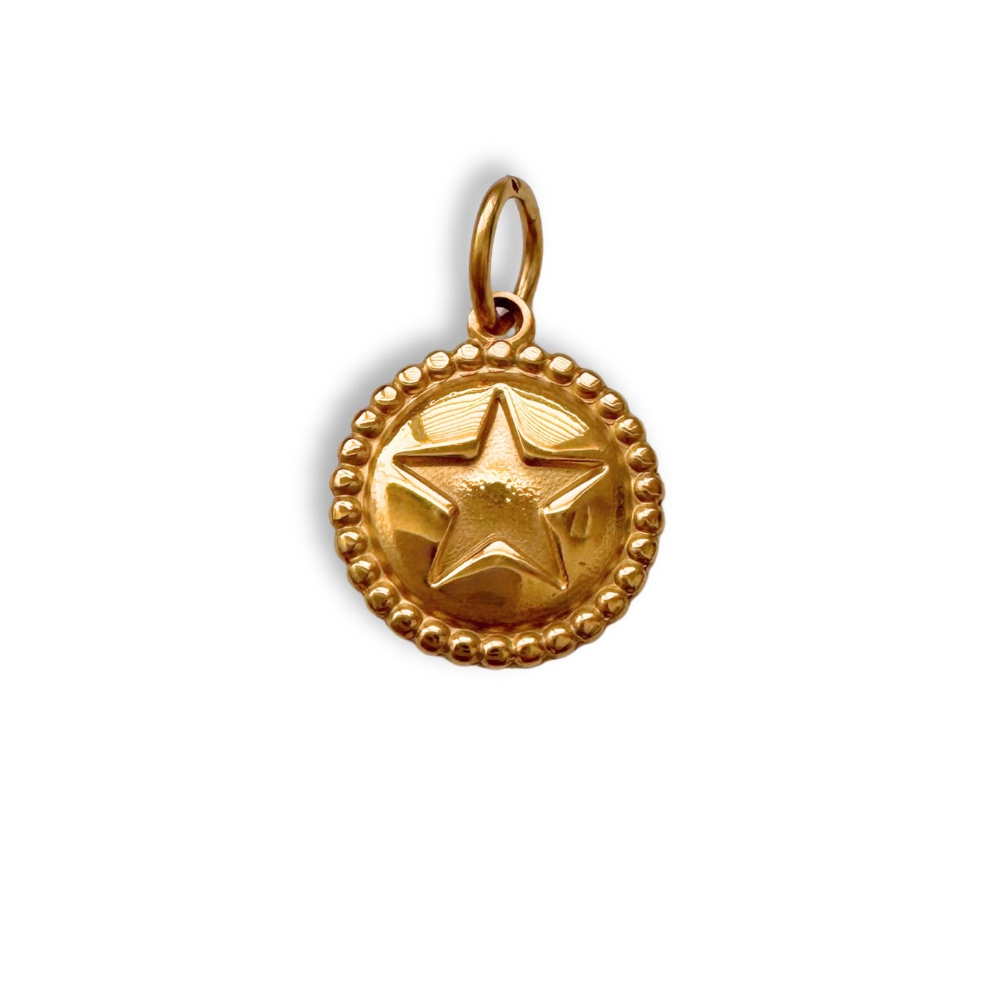 Gold Moon & Star Charm
