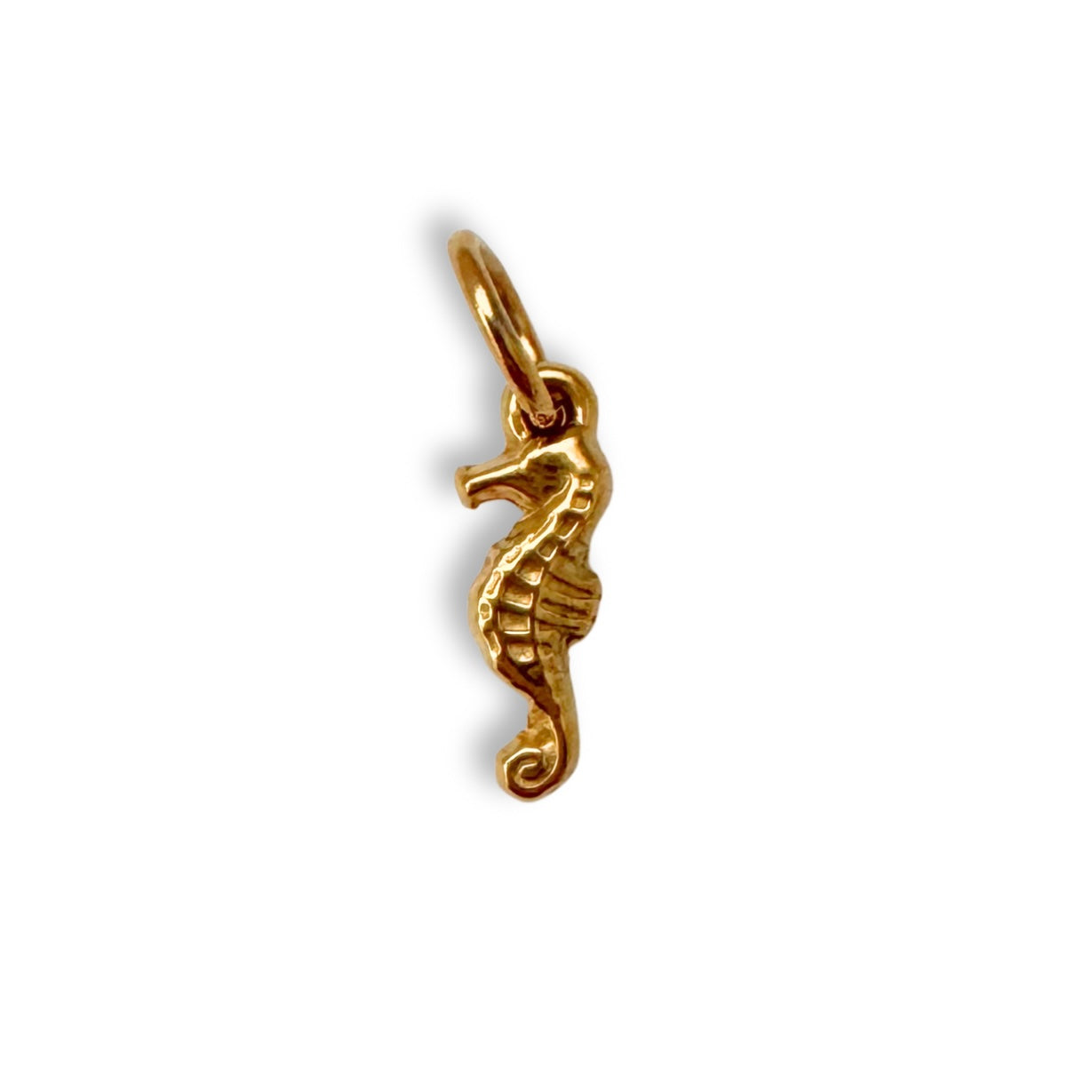 Gold Small Seahorse Charm