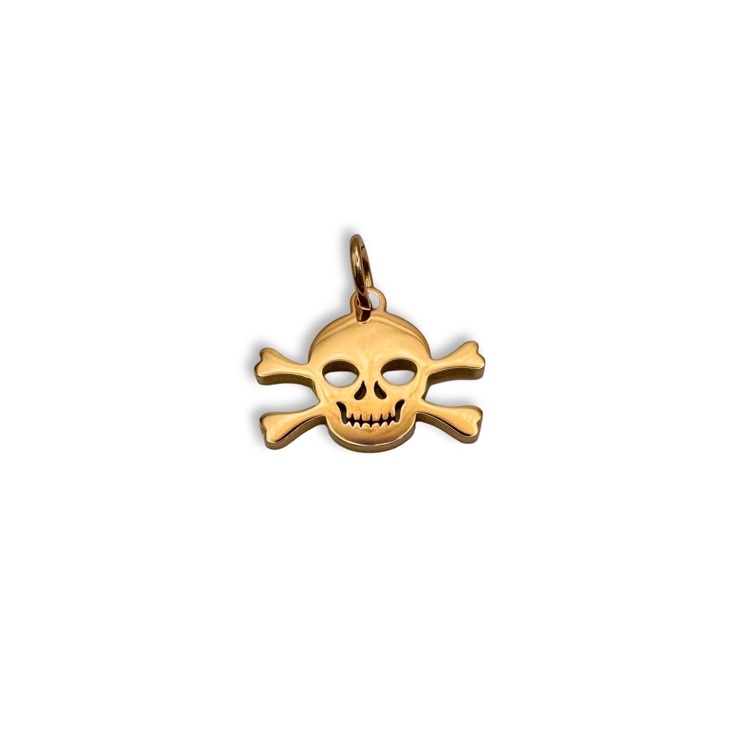Gold Skull & Crossbone Charm