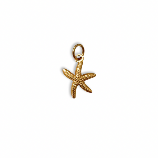 Gold Starfish Charm