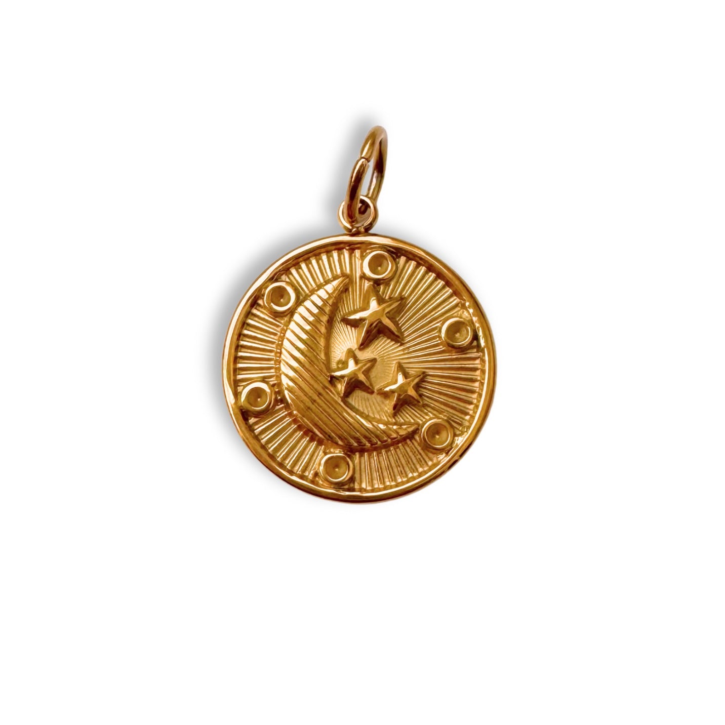 Gold Starry Night Charm