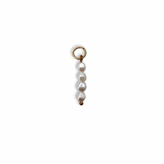 String Of Pearls Charm - Gold