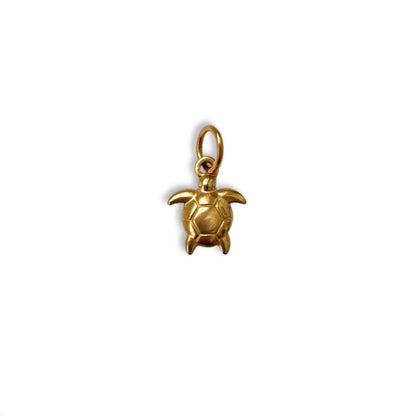 Gold Tiny Turtle Charm