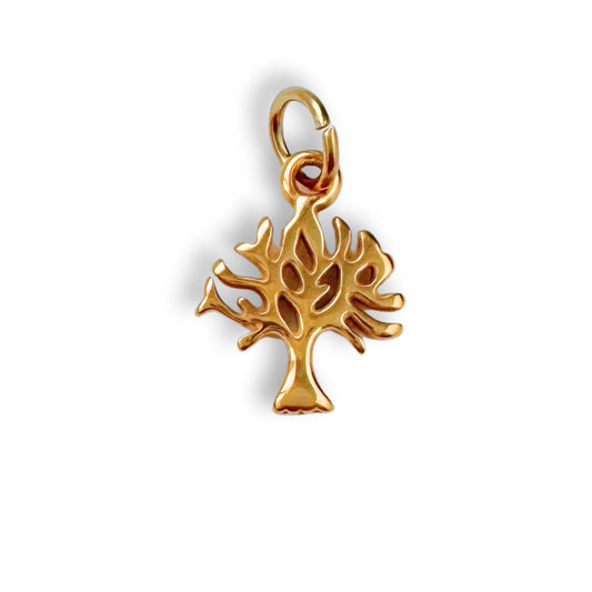 Gold Tree Charm