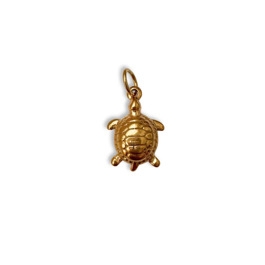 Gold Turtle Charm