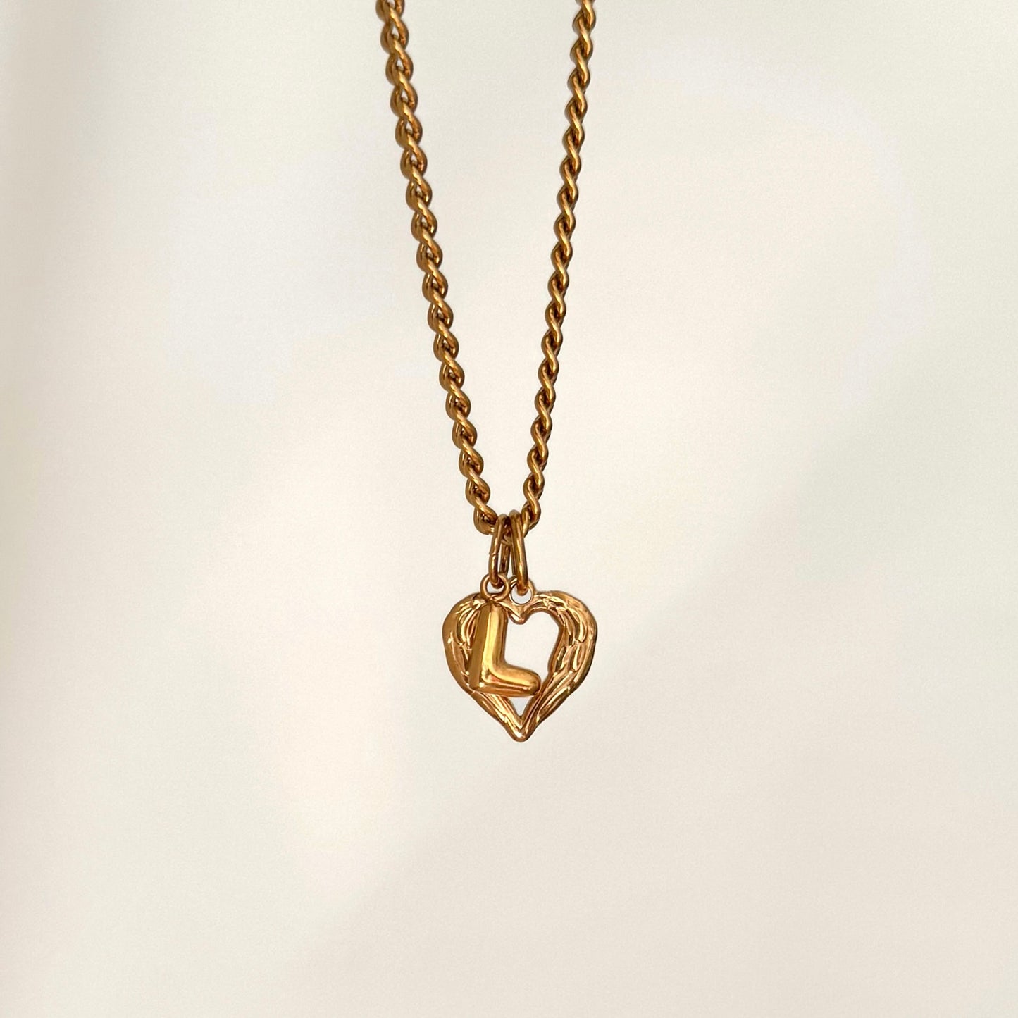 Gold Isla Heart Charm