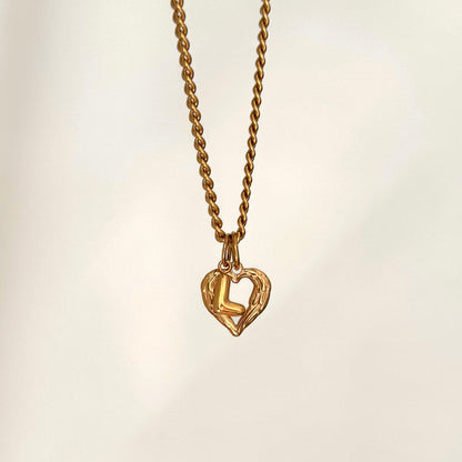 Gold Isla Heart Charm