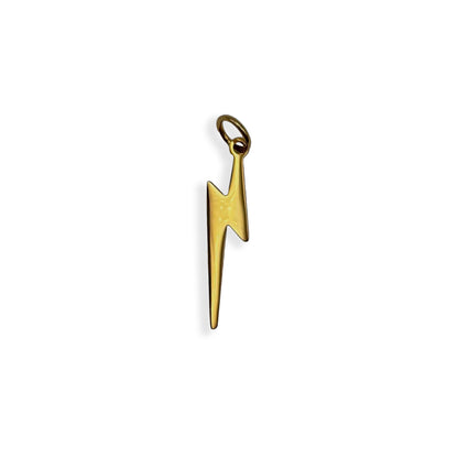 Gold Lightning Bolt Charm