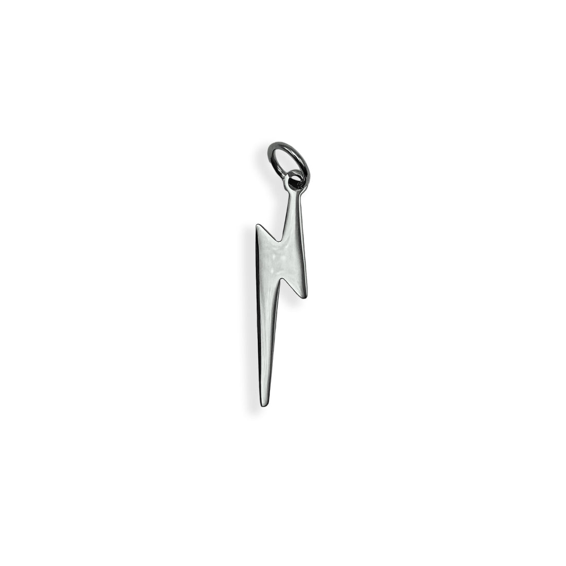 Silver Lightning Bolt Charm – Wildflower Jewellery