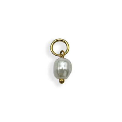 Gold Pearl Charm