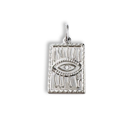 Silver All Seeing Eye Charm